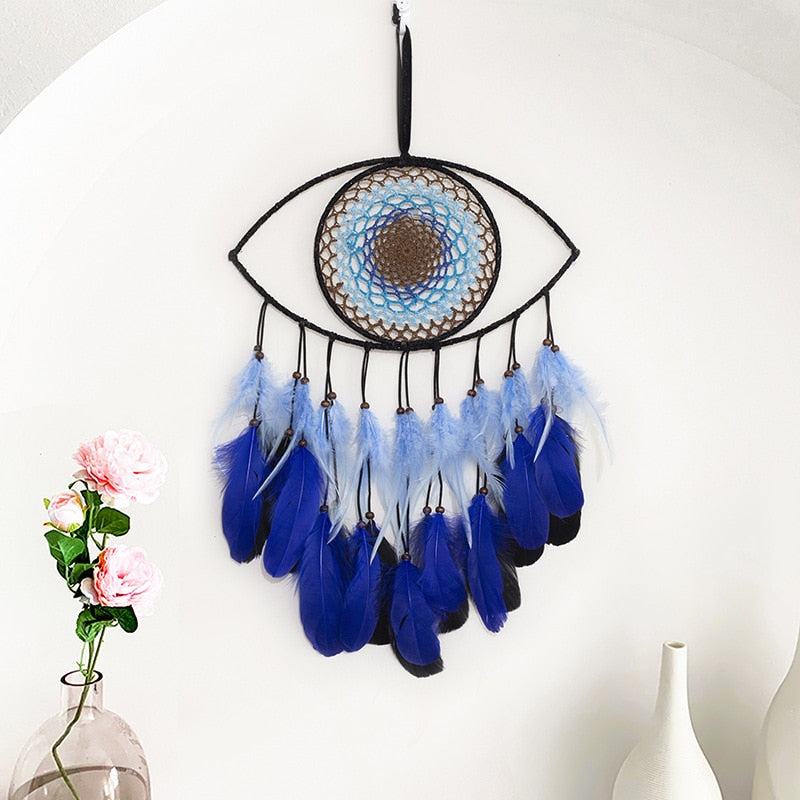 Evil Eye Dream Catcher w/ LED Lights - IndieGlow