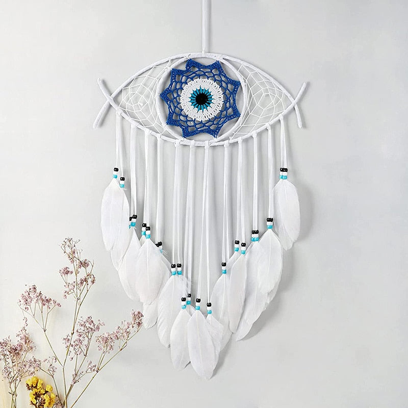 Evil Eye Dream Catcher w/ LED Lights - IndieGlow