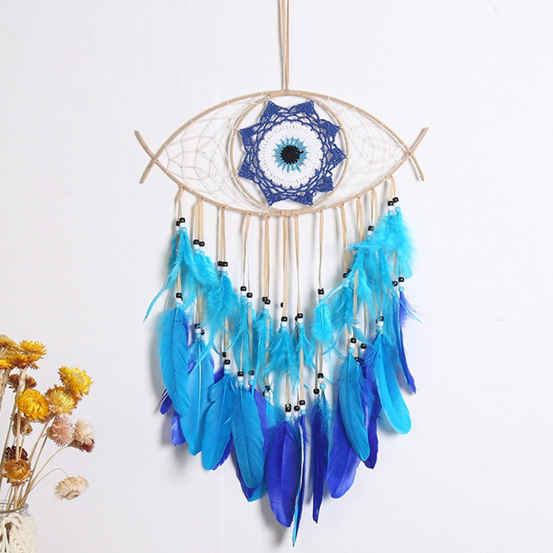 Evil Eye Dream Catcher w/ LED Lights - IndieGlow