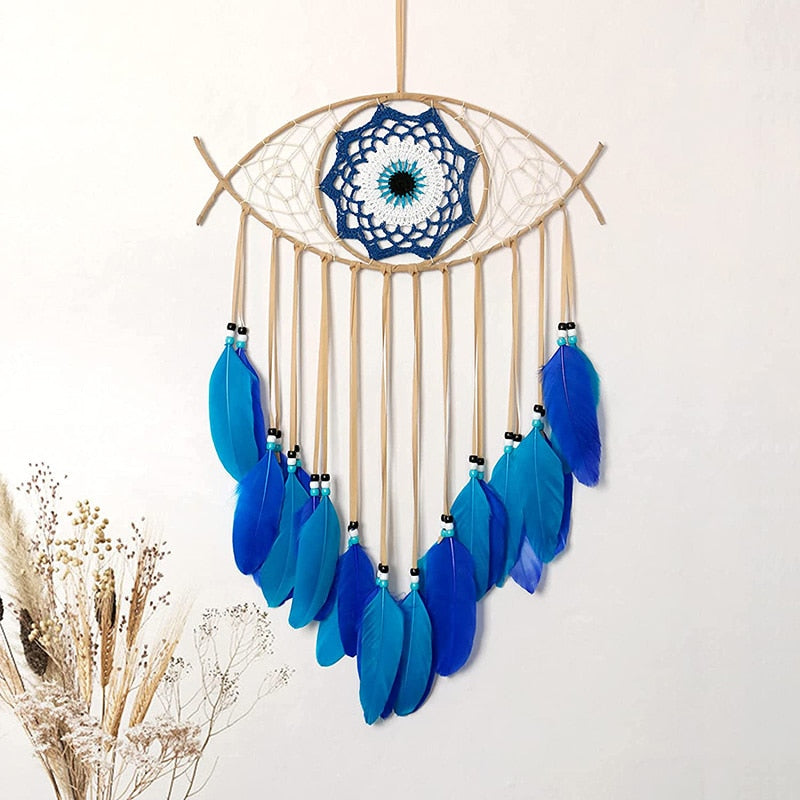 Evil Eye Dream Catcher w/ LED Lights - IndieGlow