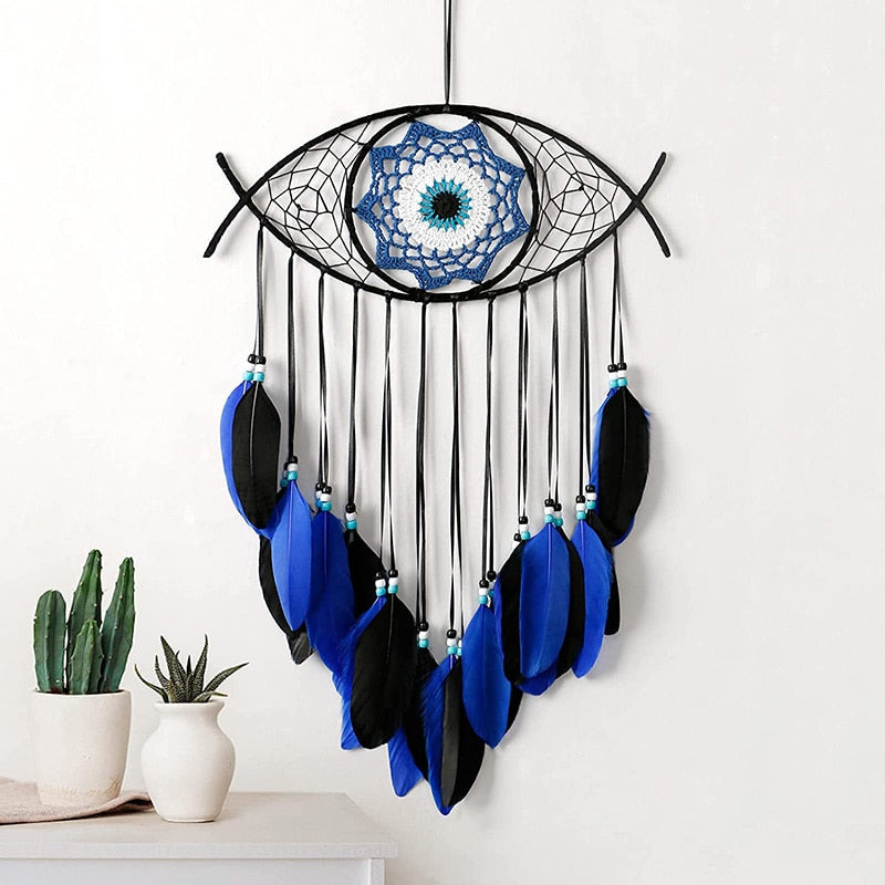 Evil Eye Dream Catcher w/ LED Lights - IndieGlow